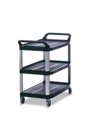 Chariot de service utilitaire 4091 XTRA trois tablettes #RB004091NOI