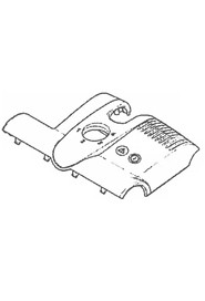 Power head cover A350E, White #NA122326SWT