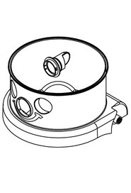 Red moulded drum plus face #NA225191000