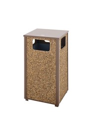 Poubelle extérieure 24 gal avec dessus plat Aspen #RB0R1820100