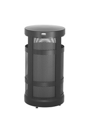 Poubelle extérieure 17 gal avec dessus plat Architek #RB000A17NOI