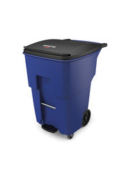 Brute Waste Step-On Rollout Containers with Casters 95 gal #RB197199900