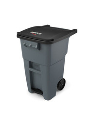 Poubelles sur roues à pédales BRUTE, 50 gal #RB197195600