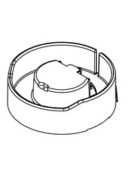 Yellow top motor housing (printed james)  #NA325268000
