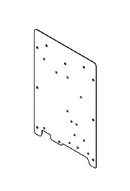 Backplate c/w studs #NA303626000