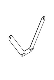 Nutserted stainless steel battery strap #NA303636000