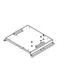 Twintec battery tray (non traction version) - paint silver grey #NA404096000
