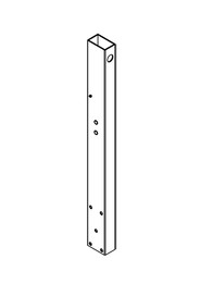 430mm painted processed aliminium handle  #NA429074000
