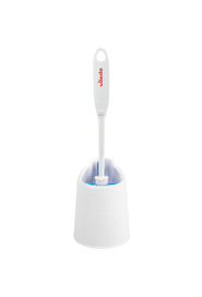 Brosse à cuvette avec nettoyant à rebord Deluxe Powerfibres #MR148221000