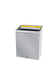 Poubelle de recyclage Configure, acier inoxydable - 45 G #RB196170900