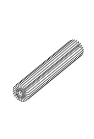 Abrasive roller lw46 with insert red #HW180060381