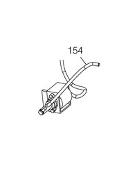 Water tube d.4 l.305 mm #HW898700000
