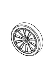 Rear wheel d.200 #HW602300810