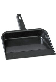 Heavy Duty Black Plastic Dustpan 12" from Vileda #MR134730000