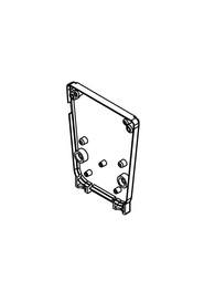 Battery style flame retardent rear cover moulding  #NA229546000