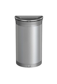 Poubelle métallique décorative demi-ronde ENHANCE, 7,5 gal #RB196987800