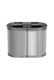 Station de recyclage intérieure 2-compartiments ENHANCE, 2 x 23 gal #RB197020200