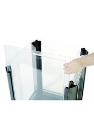 Panneau d'agrégat clair pour poubelles 50 gal Classic LandMark Series #RB400500CLR