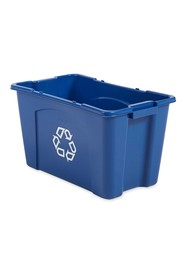 Resin Recycling Box, 18 gal #RB571873BLE
