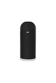 Poubelle décorative ronde avec dessus ouvert FGR1536, 12 gal #RB1536ETPLNOI