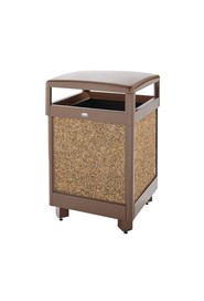 Aspen Outdoor Container with Stone Panels #RB38HT201PL