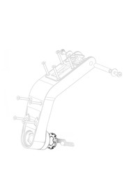 Plate for handle support 380 #NA380314010