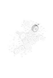 Gear right h.s. (metal motor cylinder) #NA609020000