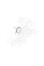 Gear left h.s. (metal motor cylinder) #NA509020000