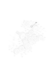 Tapered screw nut/brass #NA114500000