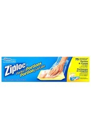 Freezer Perfect Portions Bags Ziploc, 75 bags #SJ704387000