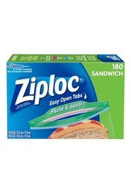 Plastic Sandwich Bags Ziploc #SJ700716000