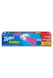 Large Slider Storage Bags Ziploc, 15 bags #TQ0JM421000