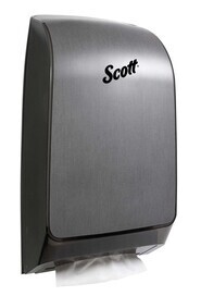 Scott Distributrice de papier à mains pli simple et multiple #KC039712000