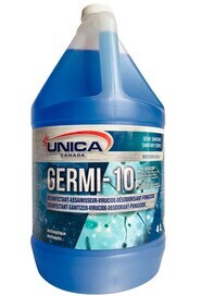 GERMI-10 Nettoyant désinfectant assainisseur désodorisant en une étape #QC00NGRM040