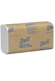 01700 SCOTT Essuie-mains en pli simple blanc, 16 x 250 feuilles #KC001700000