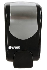 Summit Rely Manual Liquid Soap & Sanitizer Dispenser, 900 mL #AL00S970BKS