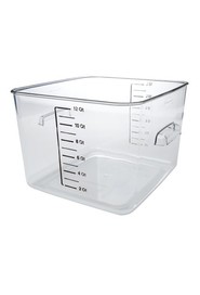 Contenants d'entreposage d'aliments carrés Crystal-Clear #RB006312000