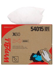 Wypall X60 White Pop-Up Box Washcloths #KC054015000