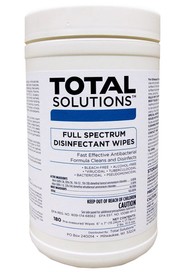 TOTAL SOLUTIONS Full Spectrum Disinfectant Wipes #WH001616000