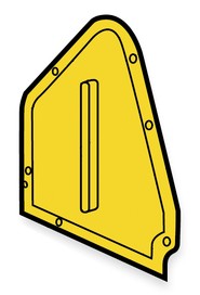 Wringer left side plate (grey)  #MR520510000