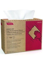 Tuff Job White Pop-Up Box High Performance Wipers W600 Series #CC00W615000