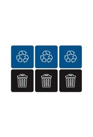 Étiquettes de recyclage Waste Watcher #BU100204000