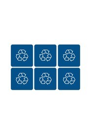 Étiquettes de recyclage Waste Watcher #BU100208000