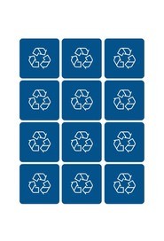 Étiquettes de recyclage Waste Watcher #BU100209000
