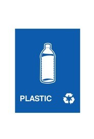 Étiquettes de recyclage Waste Watcher, Colorés #BU103834000
