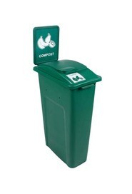 Contenant pour compost Waste Watcher, couvercle fermé #BU101041000