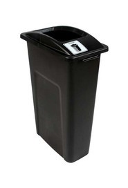 Poubelle pour ordures avec couvercle ouvert Waste Watcher #BU101019000