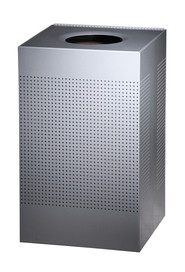 Poubelle Rubbermaid SC18 Silhouettes #RB0SC18PLSS