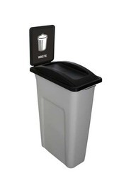 Single Waste Container Waste Watcher, Swing Lid #BU104352000