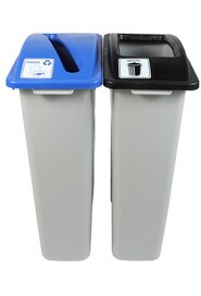 WASTE WATCHER Poubelles de recyclage du papier 46 gal #BU100960000